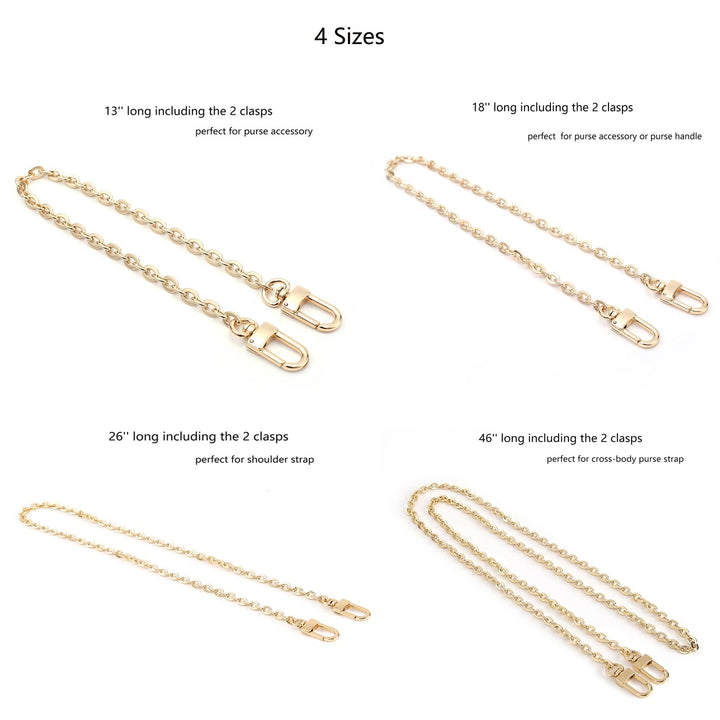 Xiazw Mini Copper Purse Chain Shoulder Crossbody Strap 