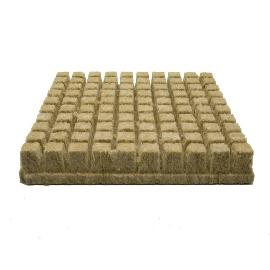 Rockwool Cubes, Indoor Gardening and Seed Starting Usage, (1 inch) 100 Cubes