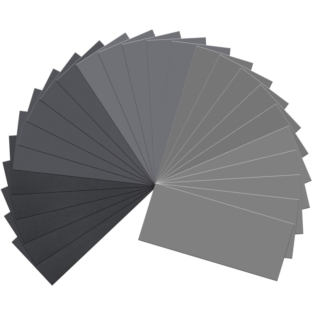 LCubro 25PCS Sandpaper, Wet Dry Sandpaper, High Grit 10