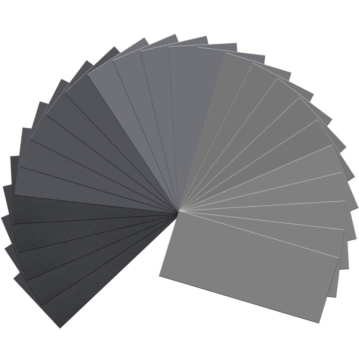 LCubro 25PCS Sandpaper, Wet Dry Sandpaper, High Grit 10