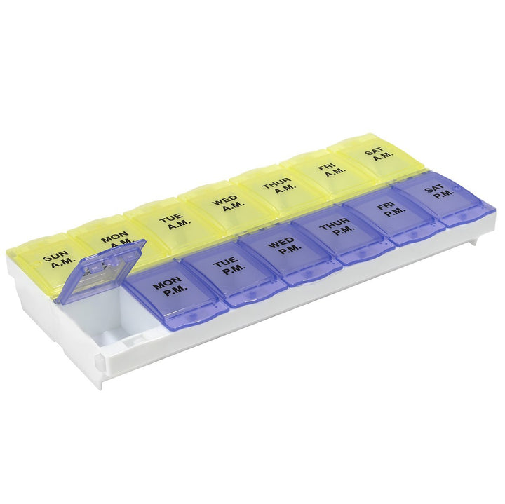 Apothecary Products Ezy Dose Weekly Am/pm Locking Pill Planner, 0.391 Pound