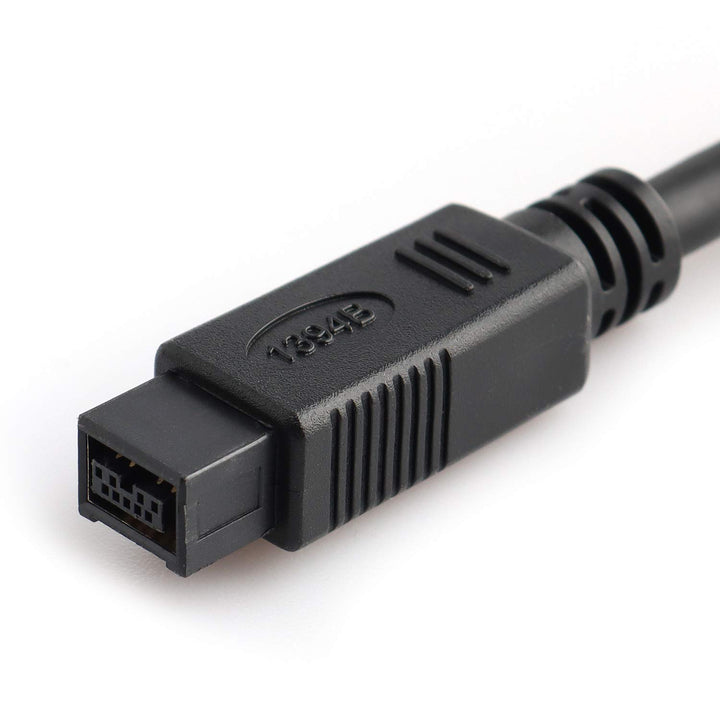 FireWire 800 to 400 9 to 6 pin Cable (9pin 6pin) 6FT, IEEE 1394 Firewire 800 9-pin/6-pin Cable 6 Feet(9 pin to 6 pin)