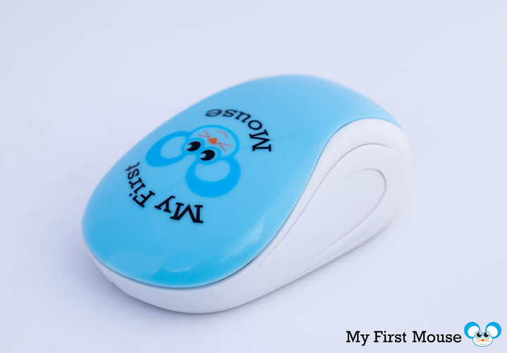 Johnny World My First Mouse – Wireless Single Click One Button Mouse Designed for Small Hands and Early learners. Perfect for Educational Computer Games. A Mouse for Kids!