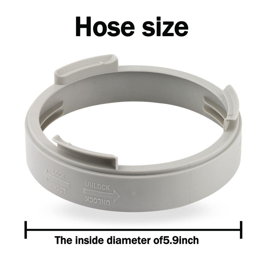 Portable Air Conditioner Exhaust Hose Connector, Round Tube Conditioner Adapter Exhaust Duct Vent Kit (white)