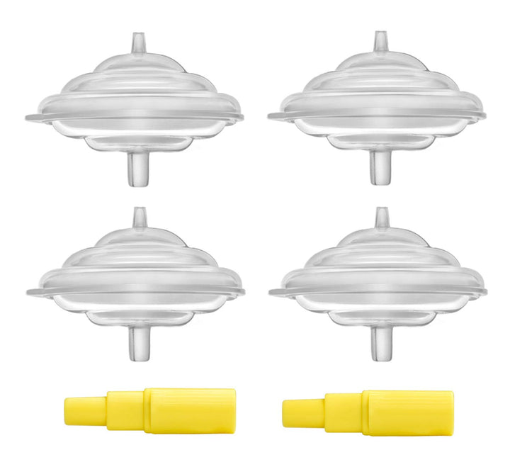 Maymom Backflow Protector for Spectra S2 Spectra S1, 9 Plus Breastpumps W Bonus Flange Adapters. Replaces Spectra Backflow Protector, Spectra Silicone Diaphragm; Replacement Spectra Pump Parts ; 4 pc