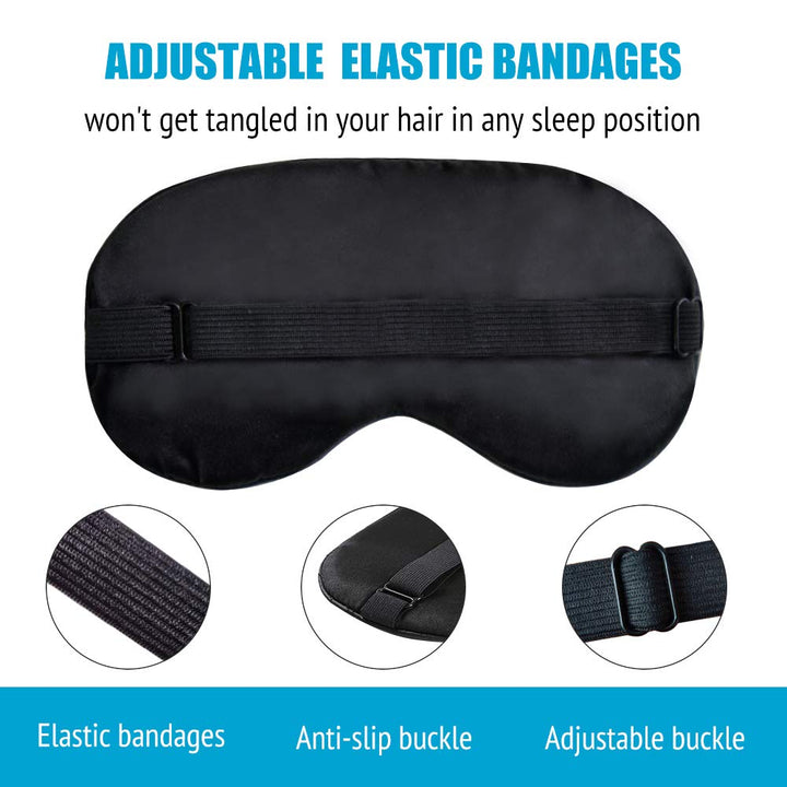 Sleep Mask Night Cover Eye Sleeping Silk Satin Masks fo