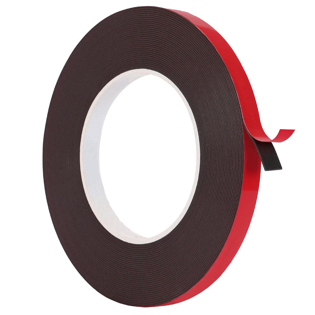 (0.4 Inch x 18 Feet) Double Sided Tape Mounting Tape Heavy Duty, VHB Waterproof Foam Tape for Home Office, Home Decor, Outdoor Decor, Office Decor, LED Strip Lights and Car Decor. (18 Feet)