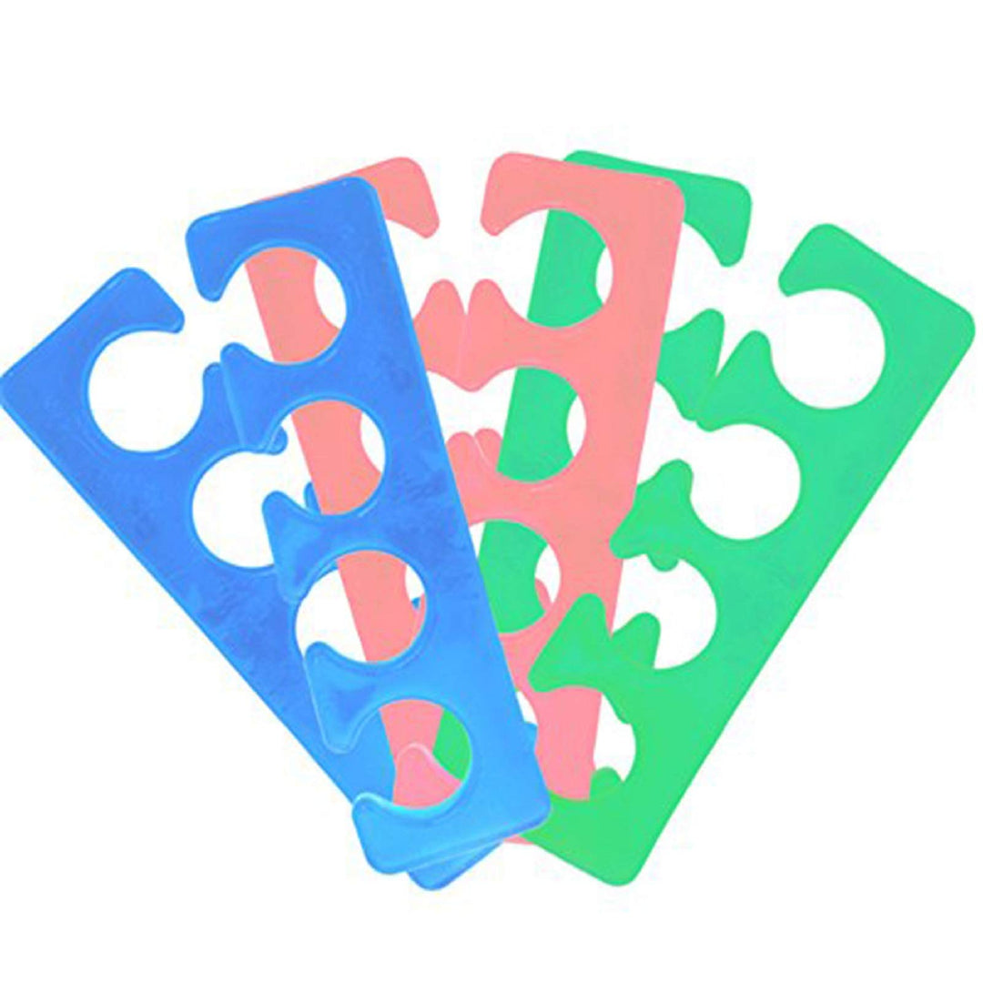 2pcs/pair 12pairs/set Silicone Toe Separator Nail Art Manicure Finger Feet Care Braces Supports Nails DIY Tools