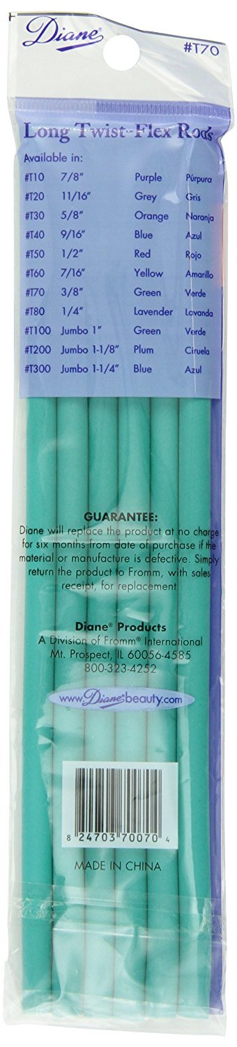 DT70 Twist-Flex Rods in Green – 3/8 Inch