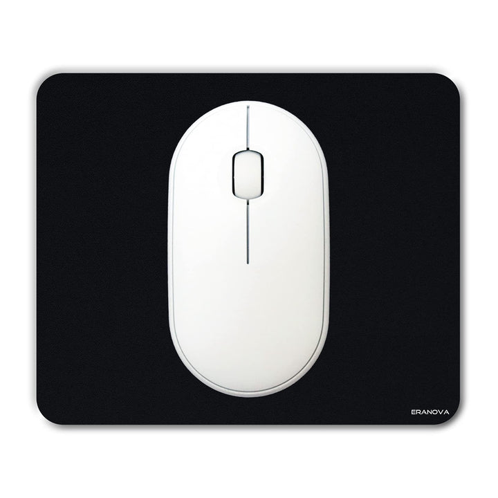 Mini Mouse Pad, Small Mouse Pad 5x6 Inch Ultra Thick Non-Slip Base Portable Washable Tiny Black Mouse Mat for Laptop Wireless Mouse Traveling