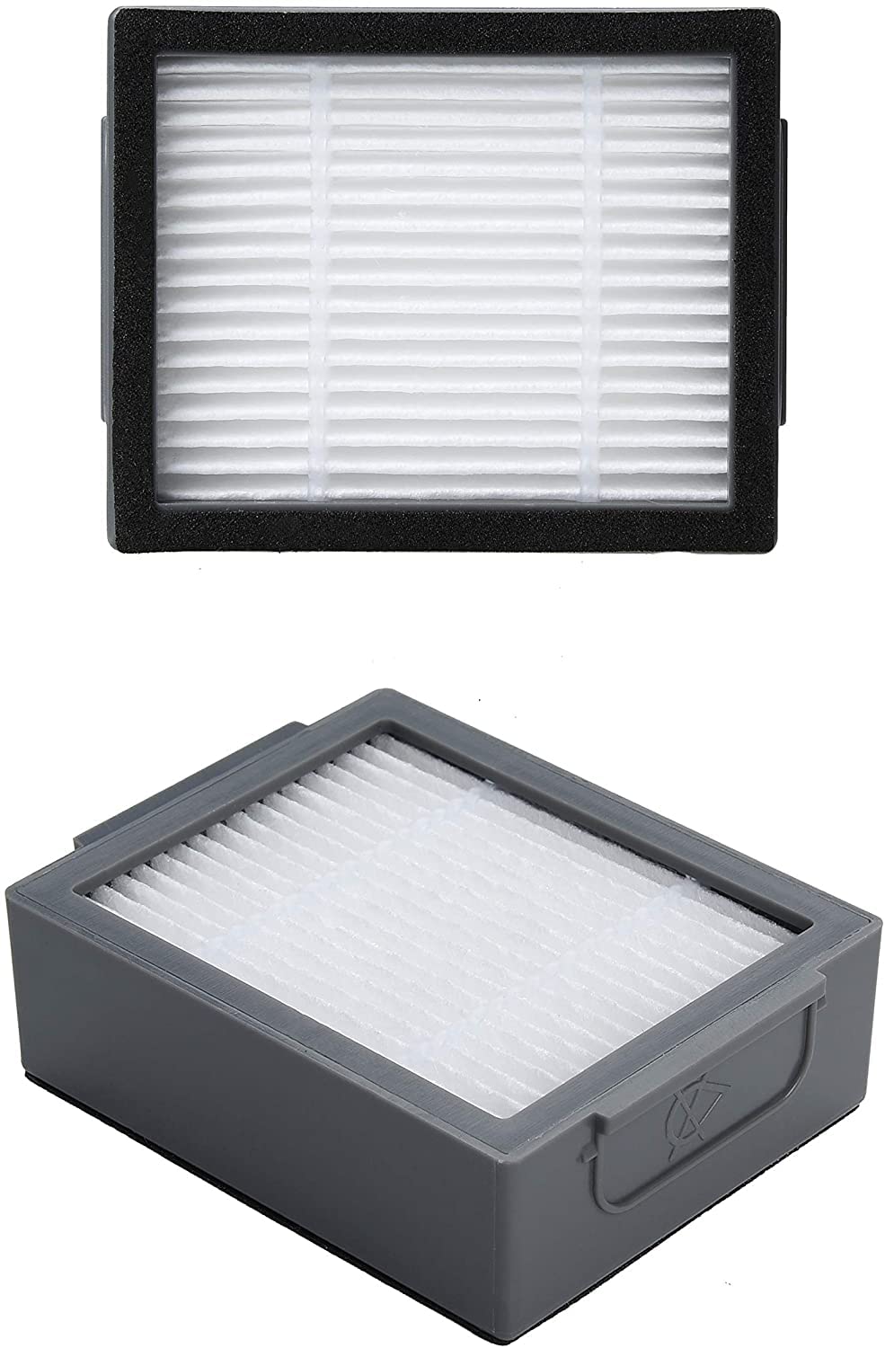 Replacement Parts Compatible for iRobot Roomba i7 j7 i3 i4 i7+ Plus i3+ i4 i4+ i6 i6+ i8 i8+ E5 E6 j7+ plus E&i&j Series, Multi-Surface Rubber Brush, High-Efficiency Filter, Edge-Sweeping Brush