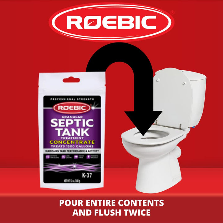 Roebic K-37-BAG Granular Septic Tank Treatment: Concent