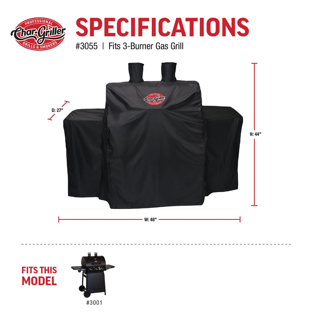3055 Grill Cover, Fits the Grillin&#39; Pro 3001 and 3000