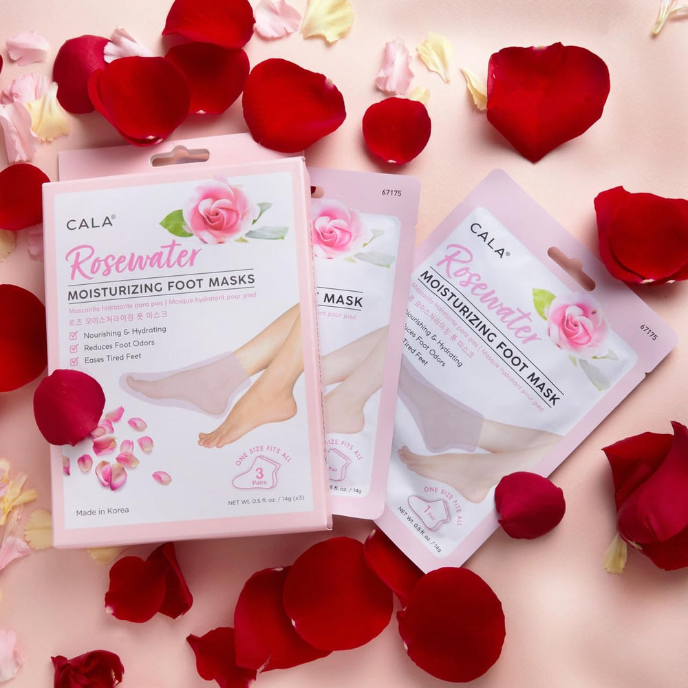 Products Rose Moisturizing Foot Masks Nourishing And Hydrating 3 Pairs