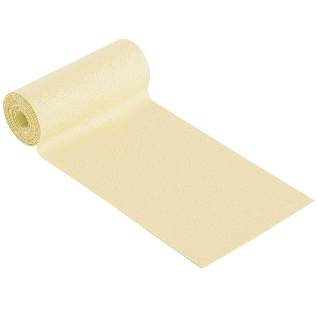 Leather Repair Patch for Furniture, 4 x 63 Self Adhesive Leather Repair Kit Vinyl Repair Tape for Car Seat Sofa Jackets Couches Chair Light Yellowish