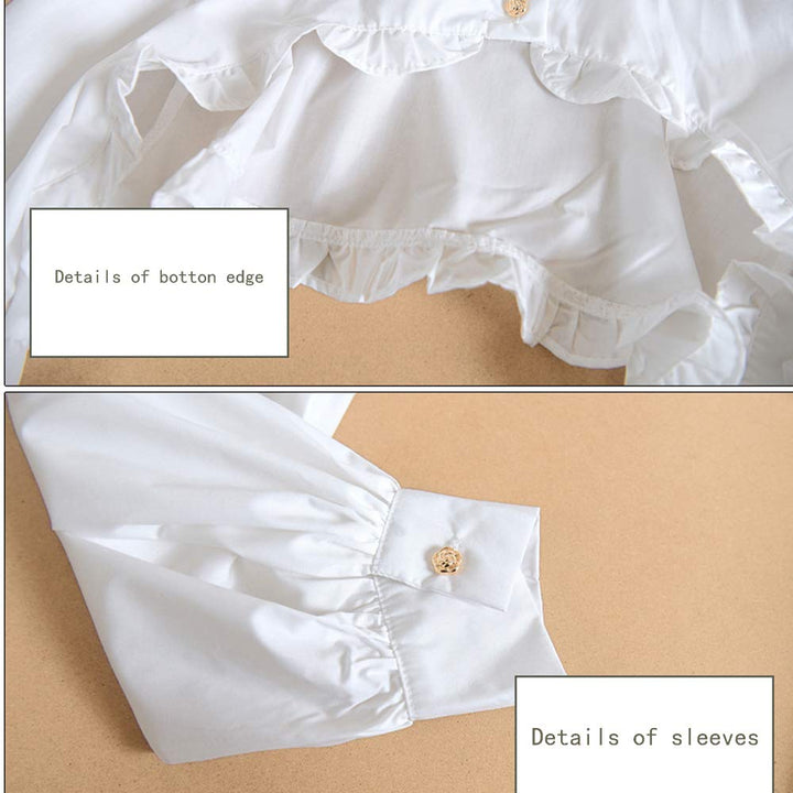 Elegtiskas Detachable Dickey Blouse False Collar Half S