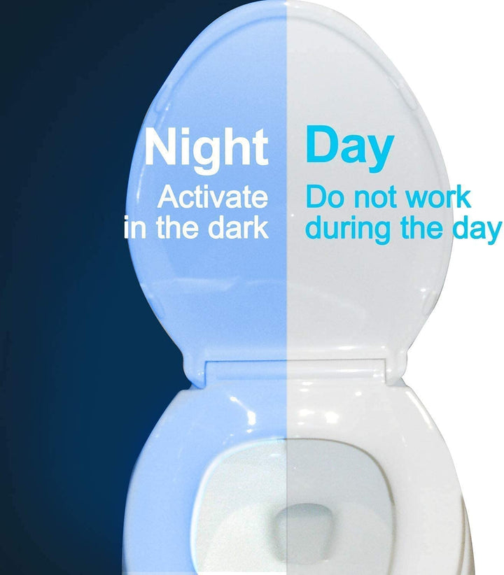 Toilet Night Light, Toilet Light with Motion Sensor LED 8 Colors Changing Toilet Bowl Light Bathroom Night Light for Washroom Cool Fun Gadgets Elderly Parents gift Ideas, Fits Any Toilet