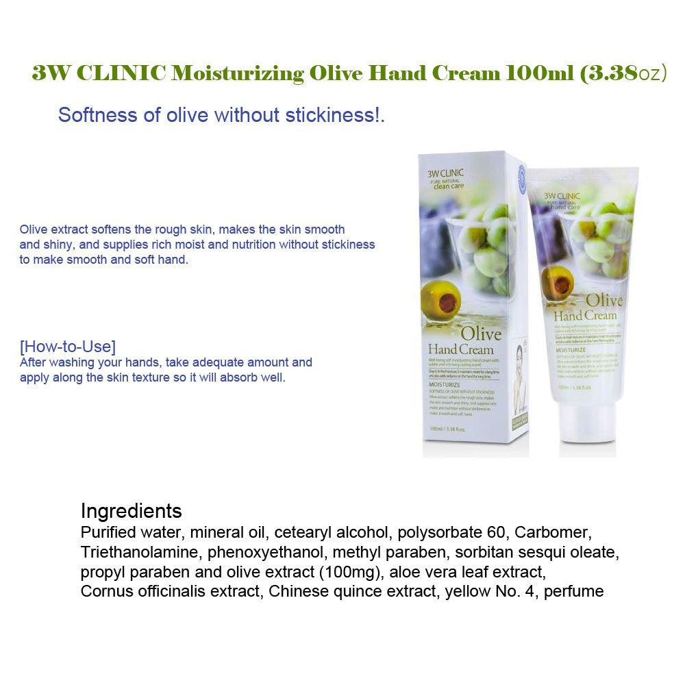 Hand Cream - Olive 100ml/3.38oz