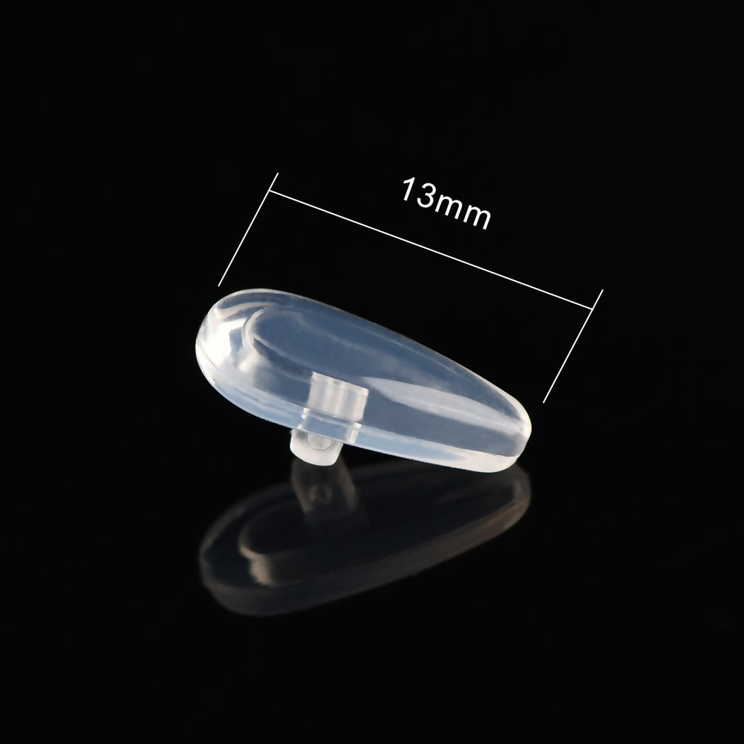 Sumind Eyeglass Repair Kit 10 Pairs Air Chamber Nose Pads Silicone Screw-in Eyewear Nose Pads with.