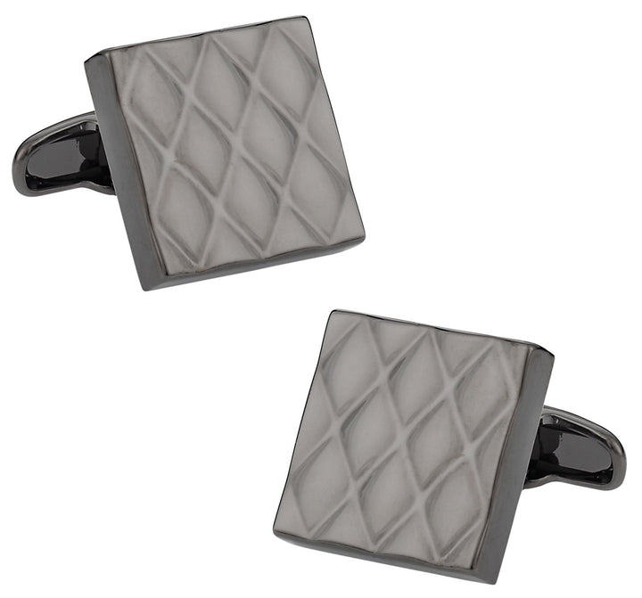 Rud-6503 Cufflinks For Men {Gun Metal}