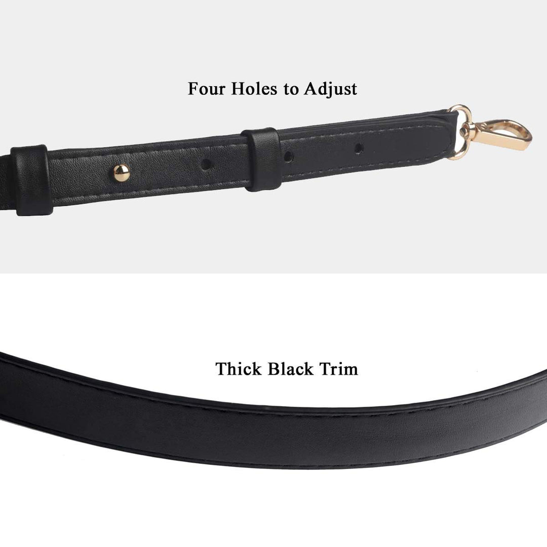 BEAULEGAN Wide Purse Strap Replacement - Microfiber Lea