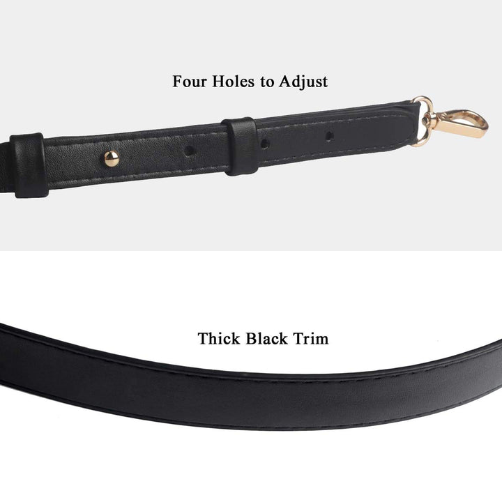 BEAULEGAN Wide Purse Strap Replacement - Microfiber Lea