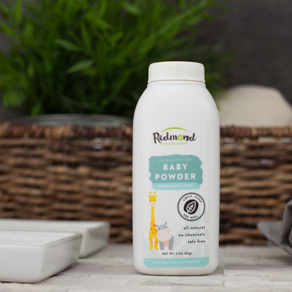 Redmond Clay Baby Powder, 3 Ounce
