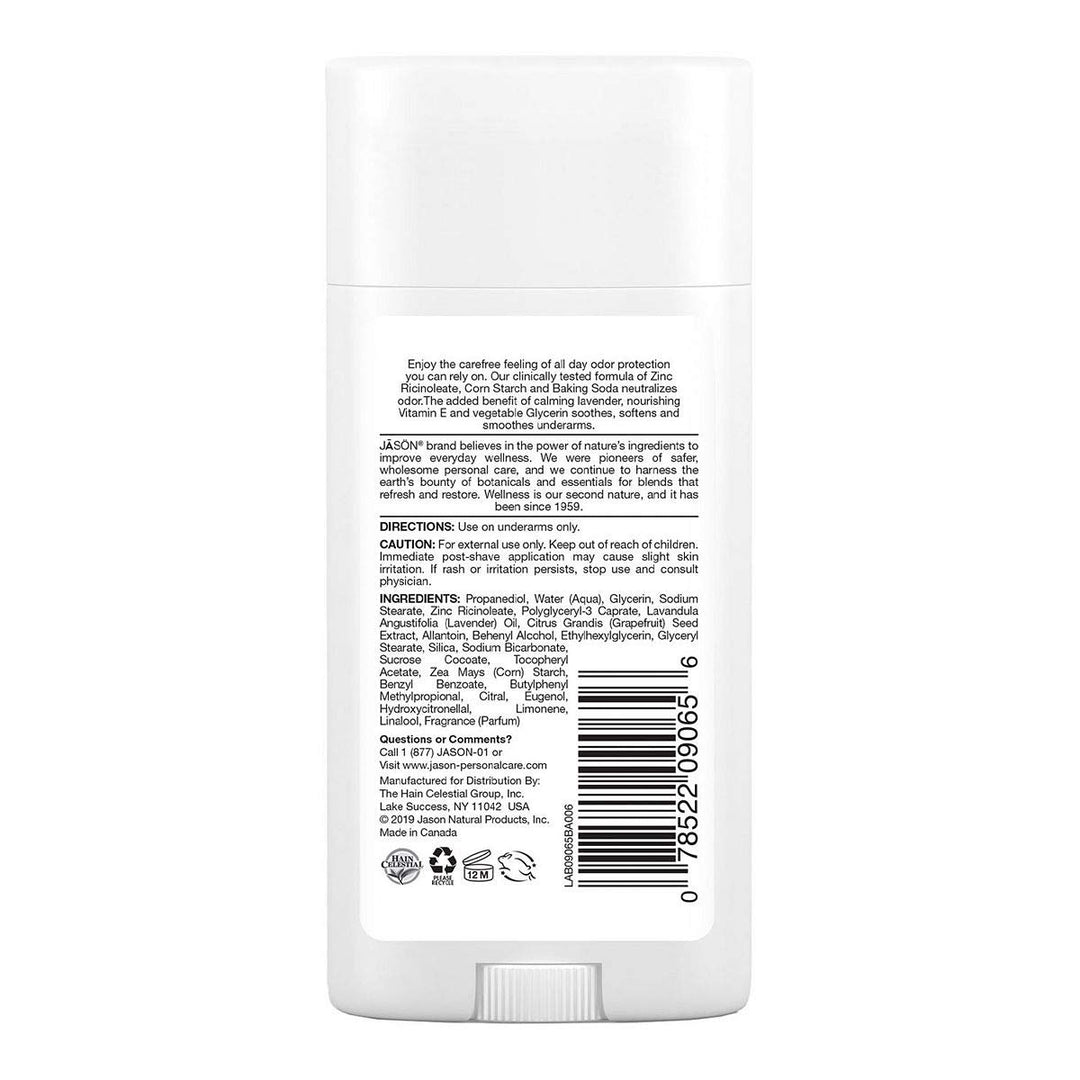 JASON Natural Calming Lavender Deodorant Stick, 73ml, Unisex