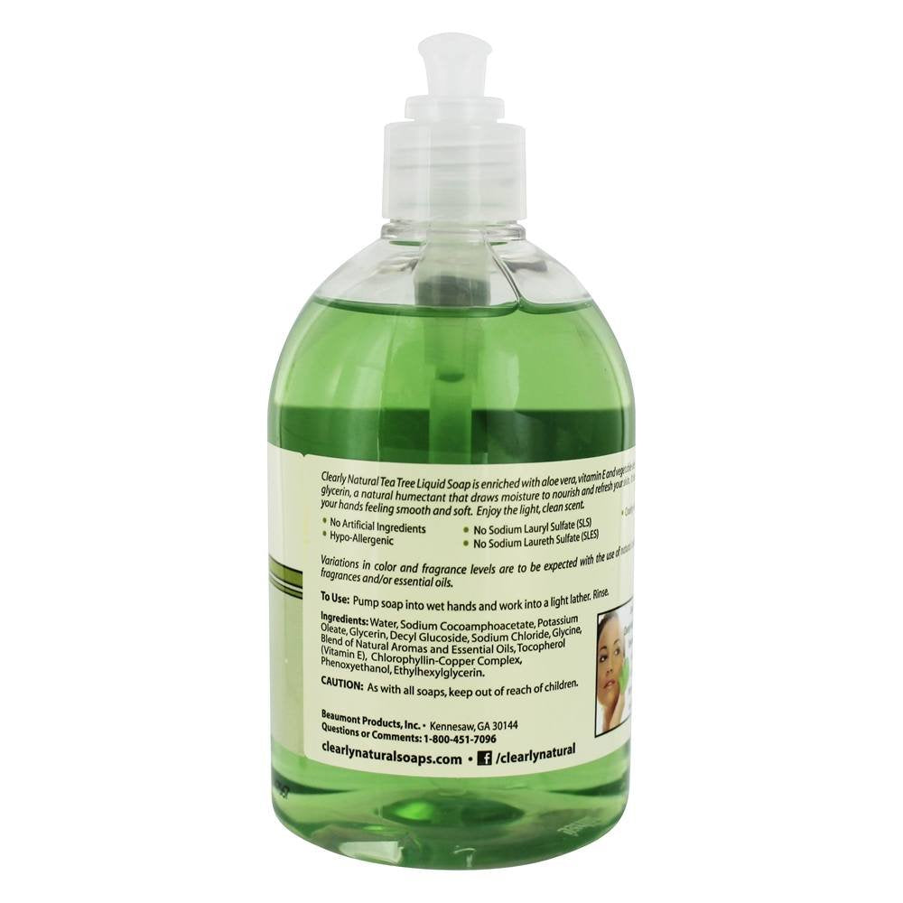 Liquid Soap With Pump Tea Tree 12 Ounces