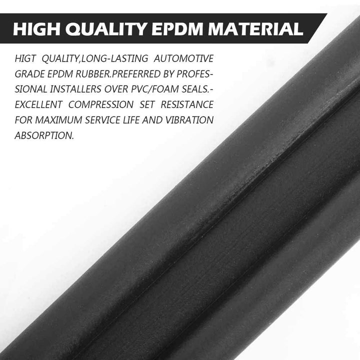MYFAMIREA 24.5Ft Adhesive Tailgate Seal fits Pickups, T