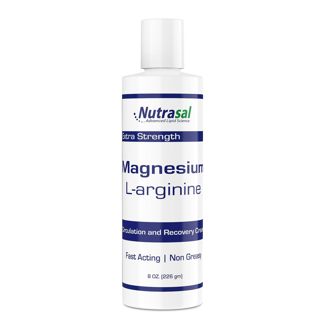 Nutrasal Magnesium L-Arginine Cream - 8oz