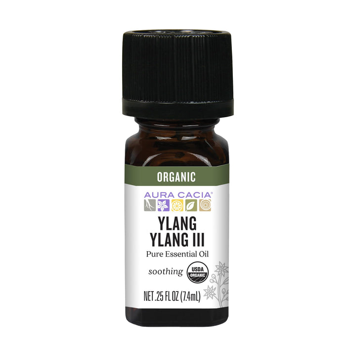 Ylang Ylang : Organic Essential Oil, Ylang Ylang, 0.25 Fluid Ounce
