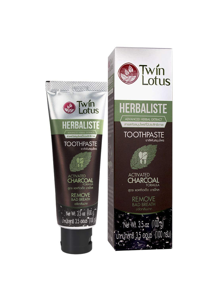 Twin Lotus Charcoal Toothpaste