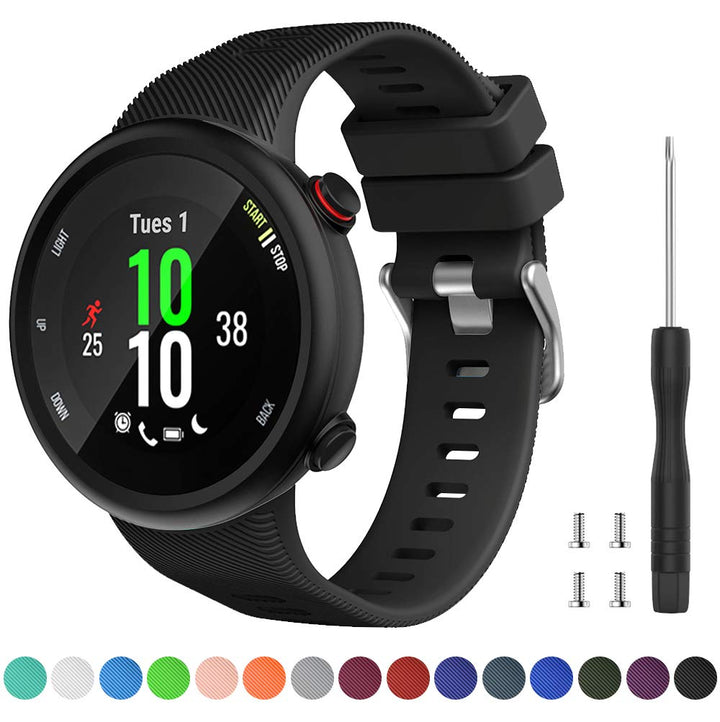 Compatible with Garmin Forerunner 45 band, Soft Silicone Sport Replacement Watch Band, Fitness Strap Bracelet Wristband for Garmin Forerunner 45 Smartwatch