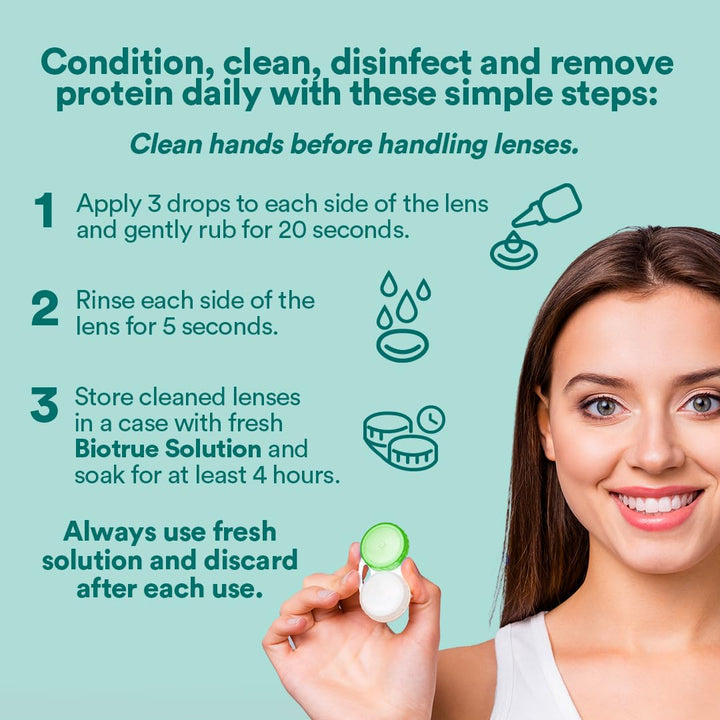 Biotrue Multi-purpose contact lens solution, 2 Fluid Ou