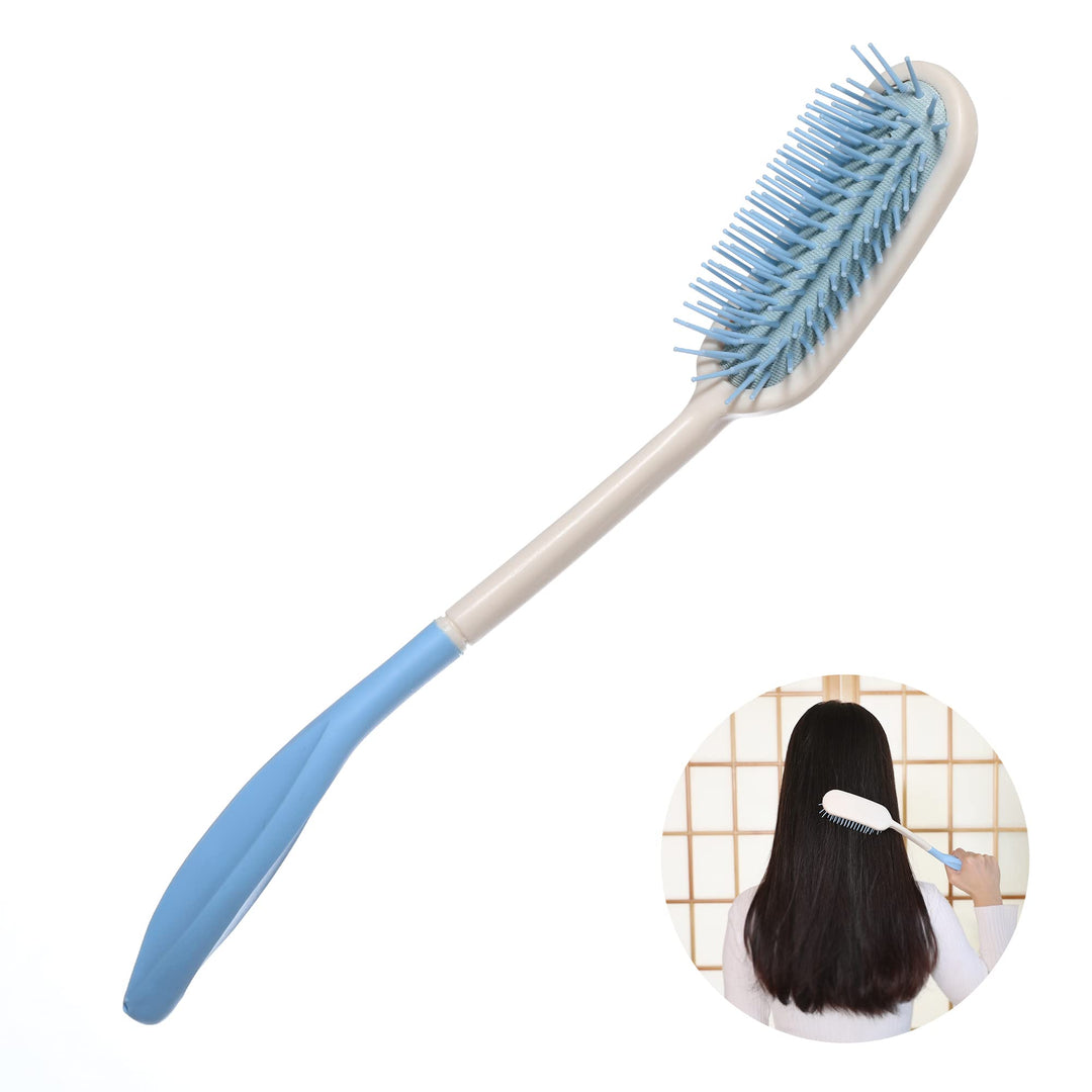 Fanwer 14 Long Reach Hairbrushes,Long Handle Soft Comb and Brush,Beauty Hair Applicable to elderly and hand-disabled people inconvenient upper limb activities