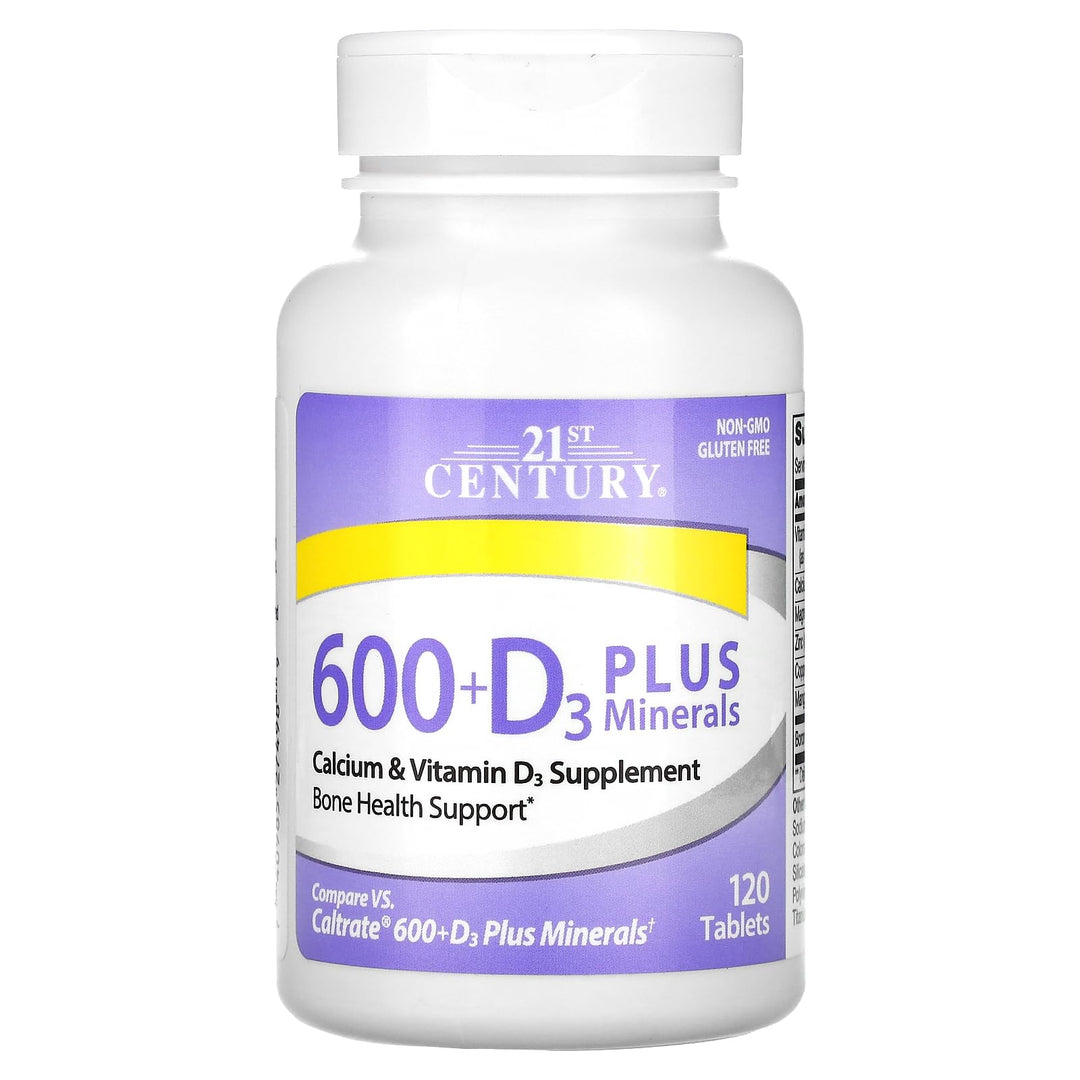 Calcium 600 Plus D Plus Minerals Caplets, 120Count (27498)