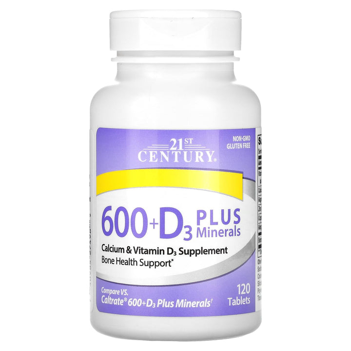 Calcium 600 Plus D Plus Minerals Caplets, 120Count (27498)