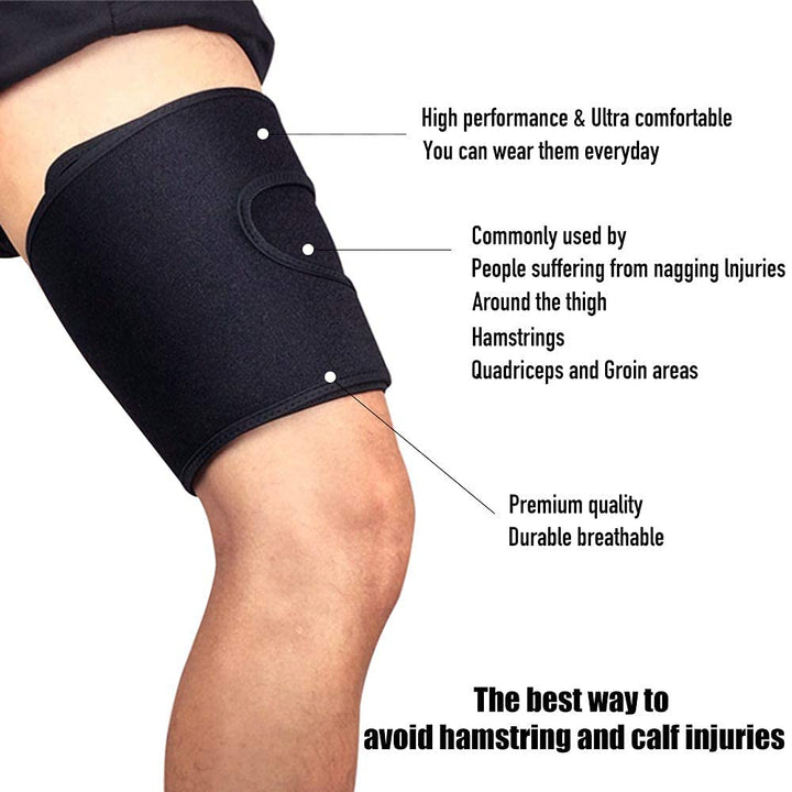 Thigh Compression Sleeve for Men and Women , Adjustable