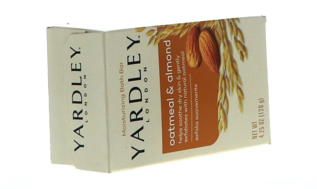 Yardley of London Naturally Moisturizing Bar Soap Oatmeal &amp; Almond 4 /pack