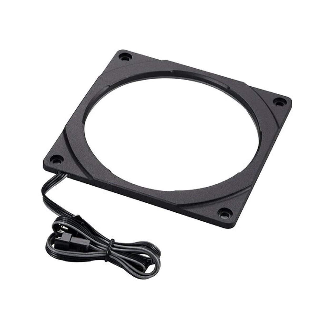 PH-FF120RGBP_BK01 Halos RGB Fan Frame High density LEDs RGB 120mm fan mounting ,Black