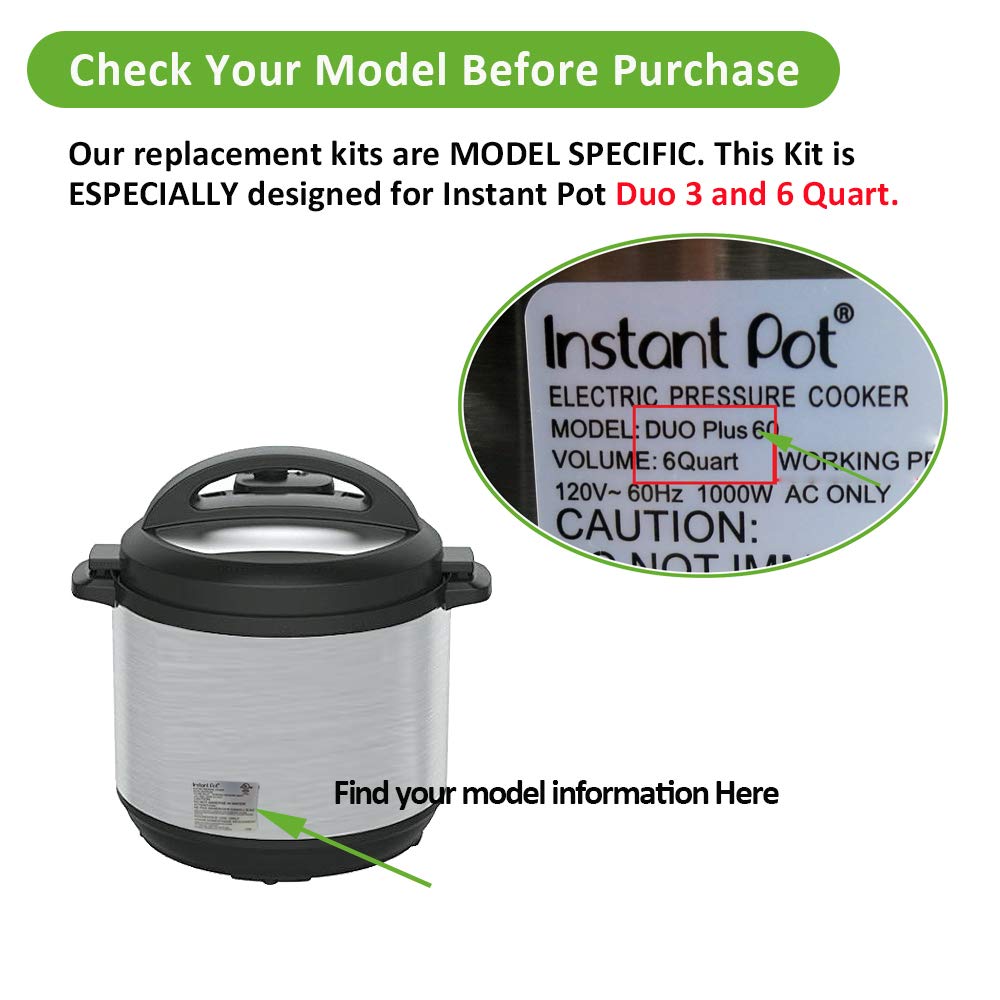 Steam Release Handle, Float Valve Compatible with Insta