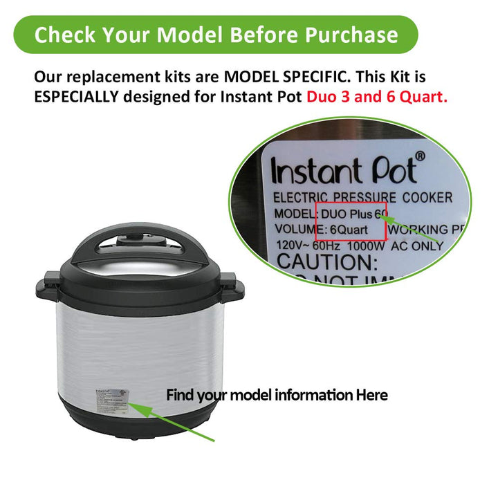 Steam Release Handle, Float Valve Compatible with Insta