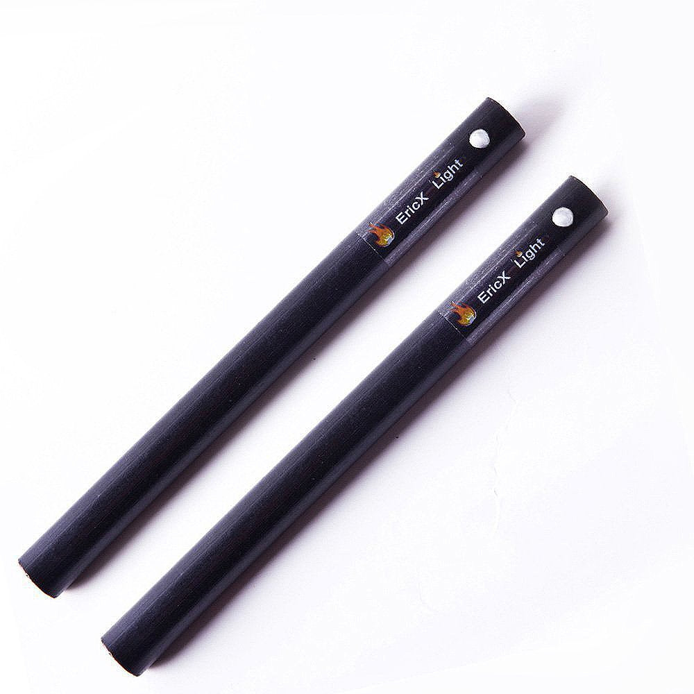2 PCS 1/2 Inch X 6 Inch Ferrocerium Rod Flint Fire Starter, Super Thick Rod Provide You A Decent Shower of Sparks, Drilled A Lanyard Hold Great for DIY Your Own Survival Kit