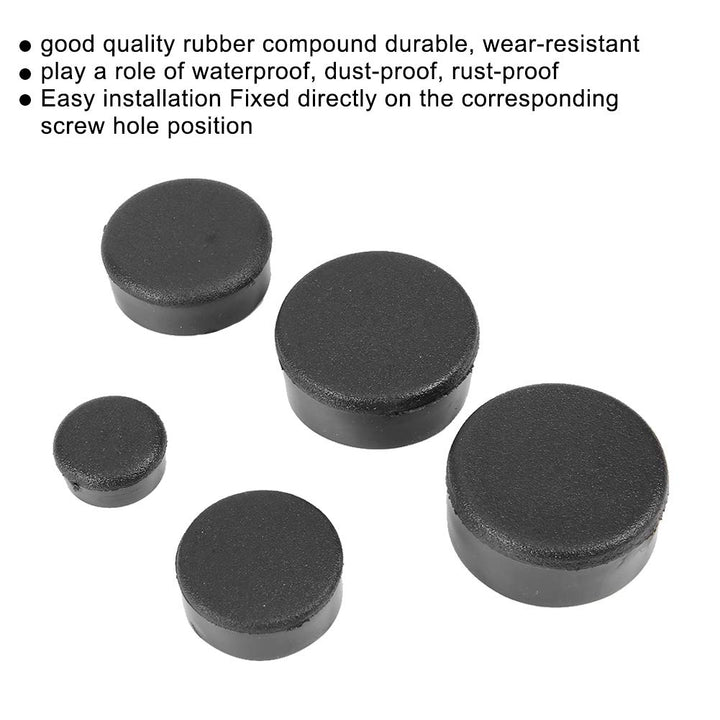 5PCS Universal Motorcycle Frame Hole Cover Decorative Plug Kit Decor for Suzuki Hayabusa 1300 GSX1300R 99-15