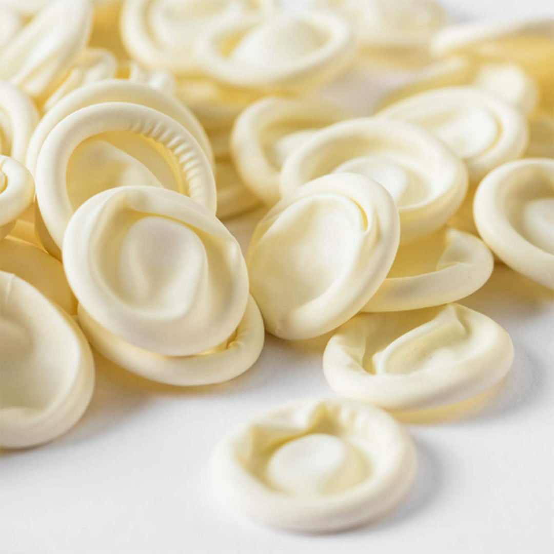 Hulless Large Disposable Latex Finger Cots 200 Pcs Anti