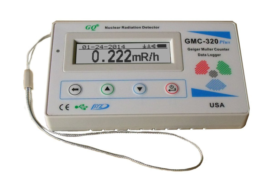 New GMC-320 Plus Geiger Counter Nuclear Radiation Detector Data Recorder Beta Gamma x-Ray Test Equipment