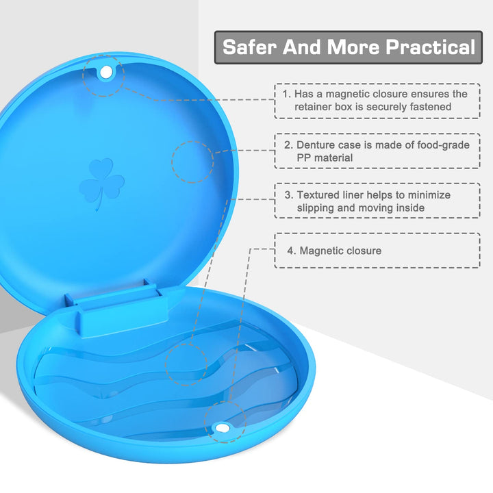 Retainer Box Retainer Case Retainer Container Partial Mouth Guard Container Case Denture Box