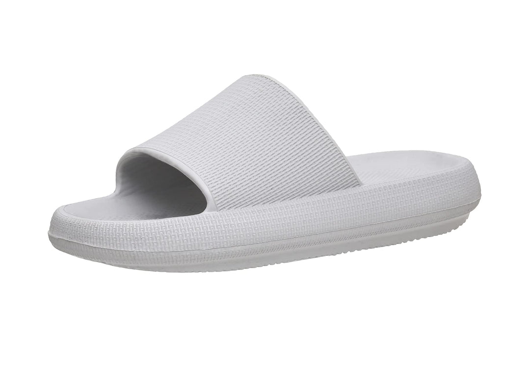 Women&#39;s Feather Cloud Recovery Slide Sandals with +Comfort, Lt. Grey 7