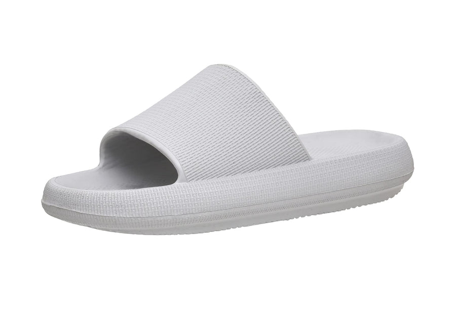 Women's Feather Cloud Recovery Slide Sandals with +Comfort, Lt. Grey 7